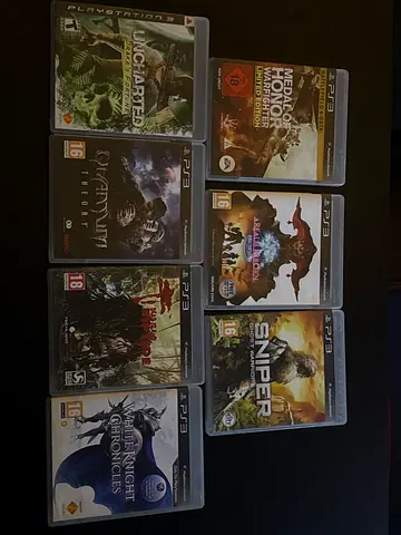Selling 7 PS3 Games each for 40! — Uncharted, White Knight Chronicles, Sniper, Medal of Honor  more