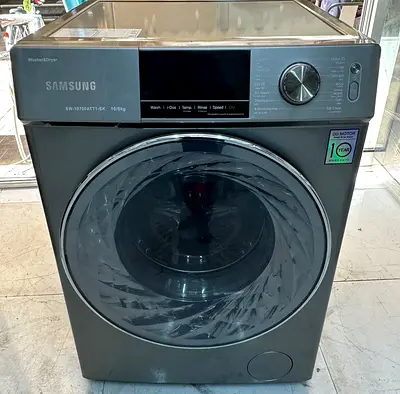 Samsung Front Load Washer Dryer 10/6kg - Grey, Digital Display