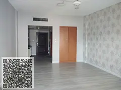 Studio apartment for annual rent in Falcon Towers, Ajman, with parking and ample space.