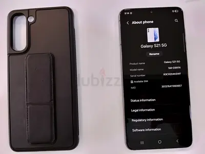 Samsung Galaxy S21 5G (SM-G991N) - Good Condition with Case