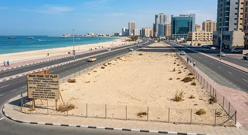 Prime Tourism & Hotel Development Plot for Sale | Ajman Corniche