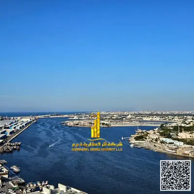 Luxurious two-bedroom apartment with a full sea view, newly furnished, for monthly rent in Ajman - Al Rashidiya 1 - Oasis Towers