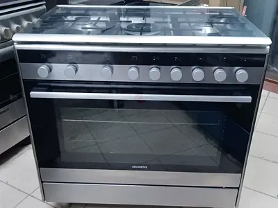 Siemens five burner full gas cooker size 90by60cm