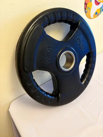 10kg Rubber-Coated Weight Plate
