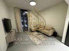 Great rental opportunity in Aljada Boulevard, furnished 1-bedroom apartment with master room, balcon