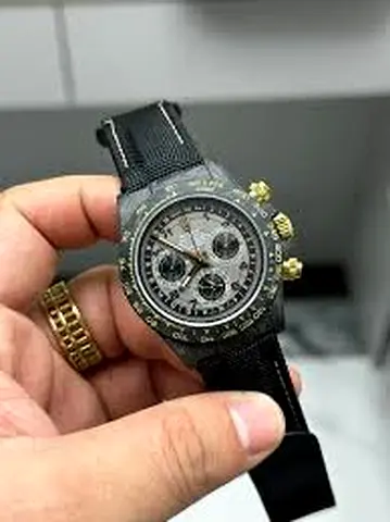ROLEX DAYTONA DIW CARBON EDITION SUPER CLONE WATCH