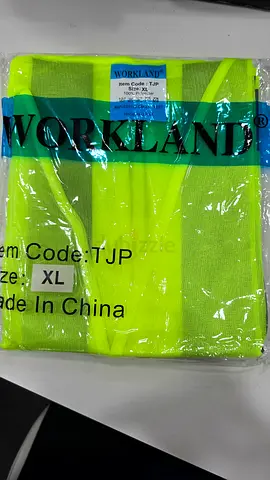 Hi-Vis Safety Vest (Neon Yellow) - XL - New in Pack