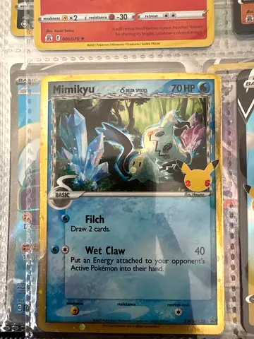 Rare Pokémon Trading Card Lot (Individual Cards in Sleeves) - Mimikyu  More