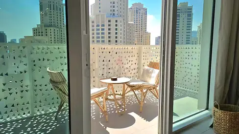 Rattan Balcony Set (2 Chairs + Bistro Table)