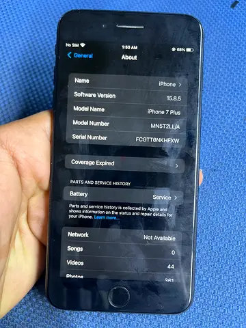 iPhone 7 Plus black cour