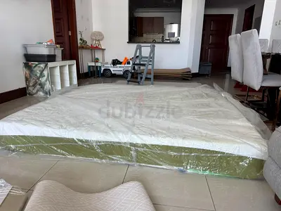 Almost new super king 200x200 mattress by Englader finest plush latex