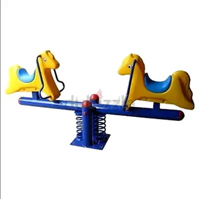 Happy Spring Metal See Saw - 2 Seats