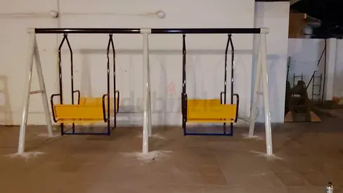 Twin Swing Garden Chill Out Metal Playset