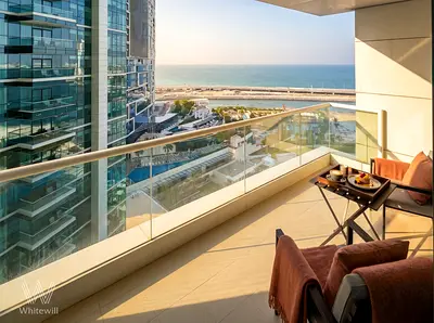 شقة بغرفتي نوم | أبراج البطين JBR | إطلالة على شاطئ البحر وعين دبي