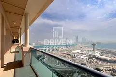 Sea View 2BR Best Layout | Balcony | Beach Access