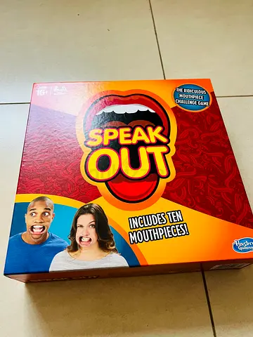 Speak Out party game by Hasbro