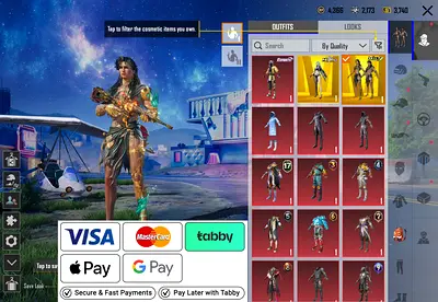 PUBG ACCOUNT CHEAP DOUBLE M416 COMBO + RARE ULTIMATE SETS + LOADED INVENTORY + CONQUEROR