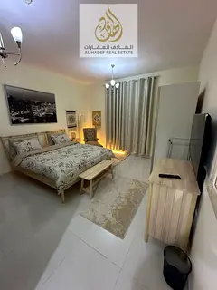 Studio apartment available in Al Jurf 3 – Building 203, located behind the Police Club, in a quiet