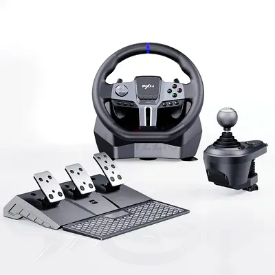 Pxn Steering Wheel Gaming, V9 Gen2 Racing Wheel, Pedals and Shifter 270/900°