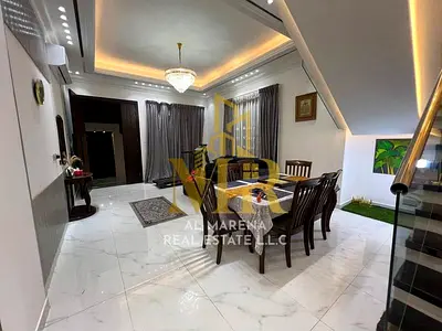 Own your dream two-story villa in Al Yasmin area with a price that includes electricity, water, and air conditioning, directly from the owner with no