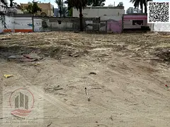 Land for sale in Ajman, Al Rashidiya 2, directly from the owner. The plot is 616 square meters (6633