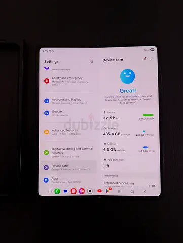Samsung Galaxy Z Fold 3 TDRA uae version 12/512 excellent working