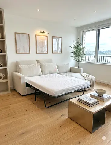 Ikea vimle L shape sofa bed with mattress
