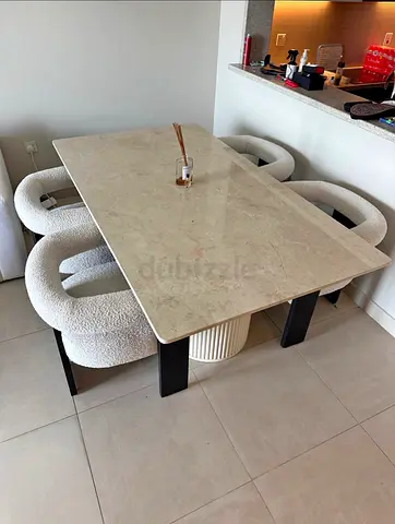 Marble table specifically made