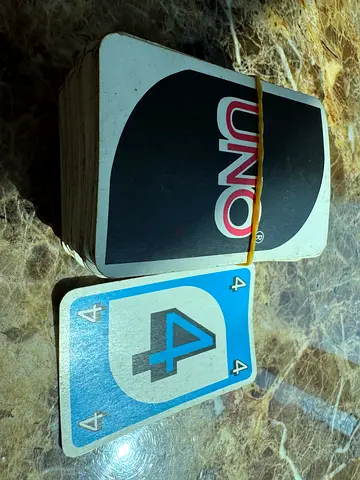 Used UNO Card Game Deck - Classic Family Card Game