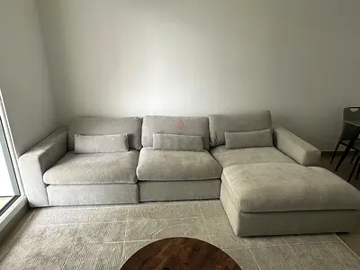 Light grey 3-seater modular sofa - good condition