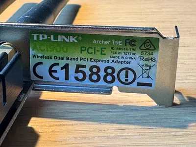 TP-Link Archer T9E PCIe WiFi Card (Triple Antenna)
