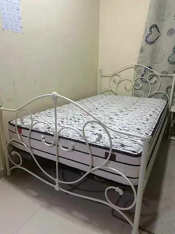 Double bed with mattress- 120x180 cm