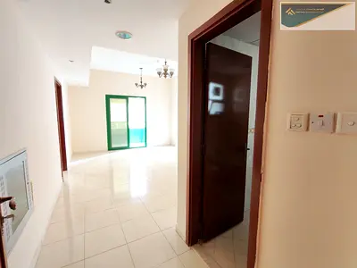 HOT OFFER ! NO DEPOSIT ! FREE CAR PARKING 1 BHK WITH BALCONY ONLY FOR FAMILY 32K AL QASIMIA