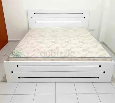 Brand New wooden king Bed including Medical Mattress Available