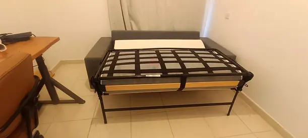 Pull out Ikea vimle two seater sofa bed with mattress