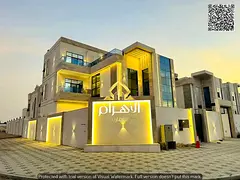 Luxury corner villa for sale in Al-Haliyo 2 – Consists of 6 bedrooms, three floors with a roof ter