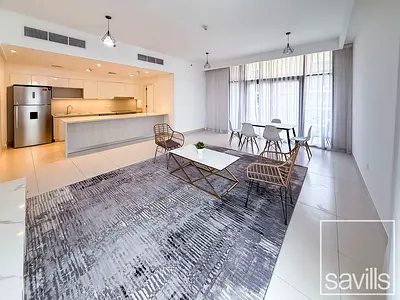 Semi Furnished | 3-Bedrooms + Maids | Garden Views