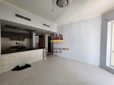 English: 1BR Apartment with Free AC, Open Kitchen, Gym & Pool in Al Majaz 3 – AED 40K
