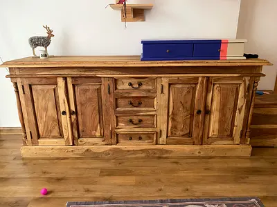 Solid Wood Rustic Cabinet