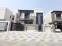 Luxury villa for sale with central air conditioning in the prestigious Al Bahia area of ​​Ajman
