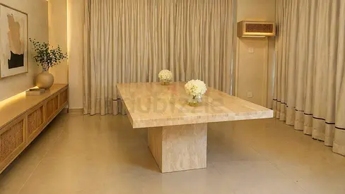 As Brand New CrateBarrel brand Dining table without Chairs original marble