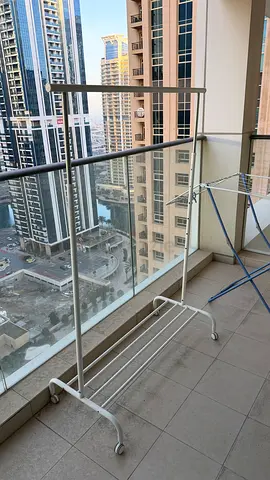 IKEA Rigga Clothes Rack, White