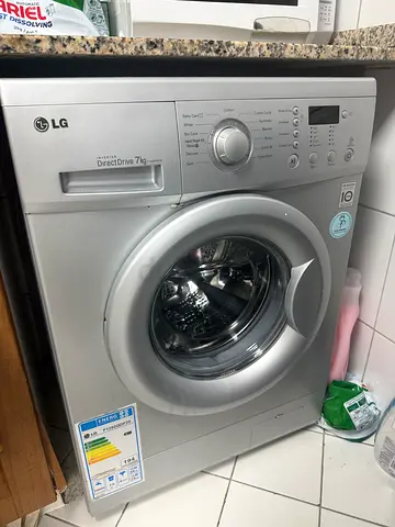 My LG 7kg Front Load Washing Machine - Inverter Direct Drive (Silver)