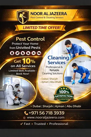 Pest Control for just 100 AED ,limited time offer