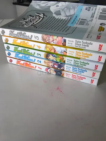 Food Wars! (Shokugeki no Soma) Volumes 1–5 — English VIZ editions