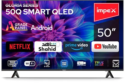 Impex 50 Smart QLED TV, 8GB ROM - Product link - https://amzn.to/4tRgBaB