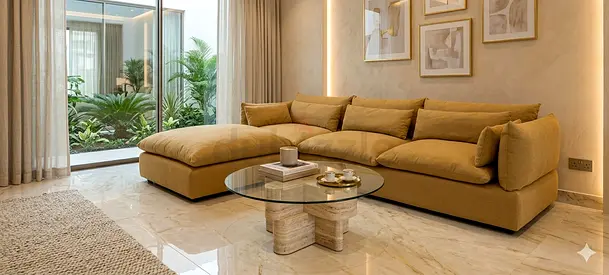 Marina home L Shape sectional sofa
