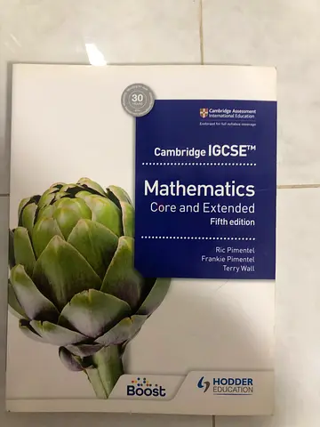 Cambridge IGCSE Mathematics Core and Extended, Fifth Edition