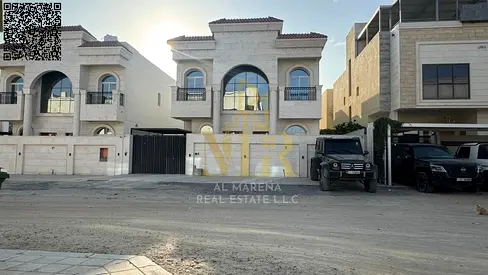 A villa with all registration and ownership fees included, on the main street, ready to move in, in the most prestigious areas of Ajman. Freehold owne