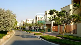 Luxury 2BR Bermuda Townhouse for Sale Raha Island Mina Al Arab Maid Room Waterfront Living Gated Com